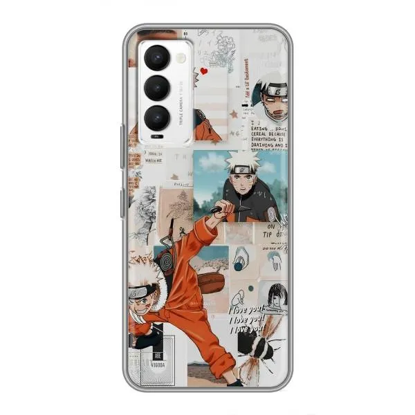 Чехол с принтом «Наруто Комиксы» для TECNO Camon 18 / Camon 18P Чехол с принтом «Наруто Комиксы» для TECNO Camon 18 / Camon 18P