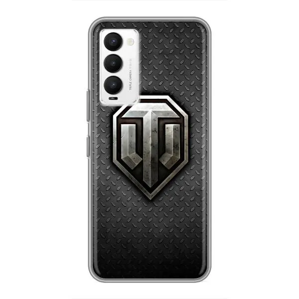Чехол с принтом «Лого Tanks» для TECNO Camon 18 / Camon 18P Чехол с принтом «Лого Tanks» для TECNO Camon 18 / Camon 18P