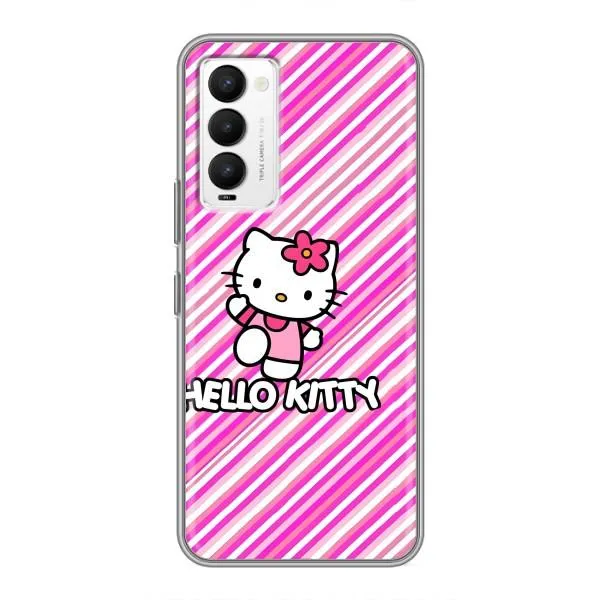 Чехол с принтом «Hello Kytty» для TECNO Camon 18 / Camon 18P Чехол с принтом «Hello Kytty» для TECNO Camon 18 / Camon 18P