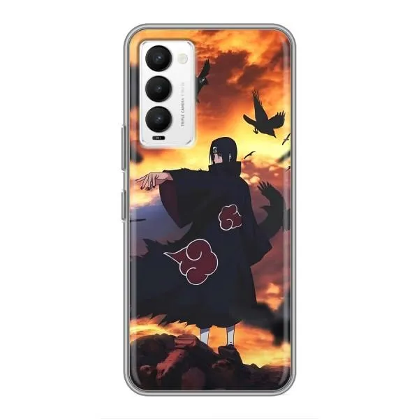 Чехол с принтом «Итачи с воронами» для TECNO Camon 18 / Camon 18P Чехол с принтом «Итачи с воронами» для TECNO Camon 18 / Camon 18P