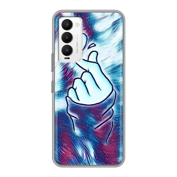 Чехол с принтом «Радужное сердце» для TECNO Camon 18 / Camon 18P