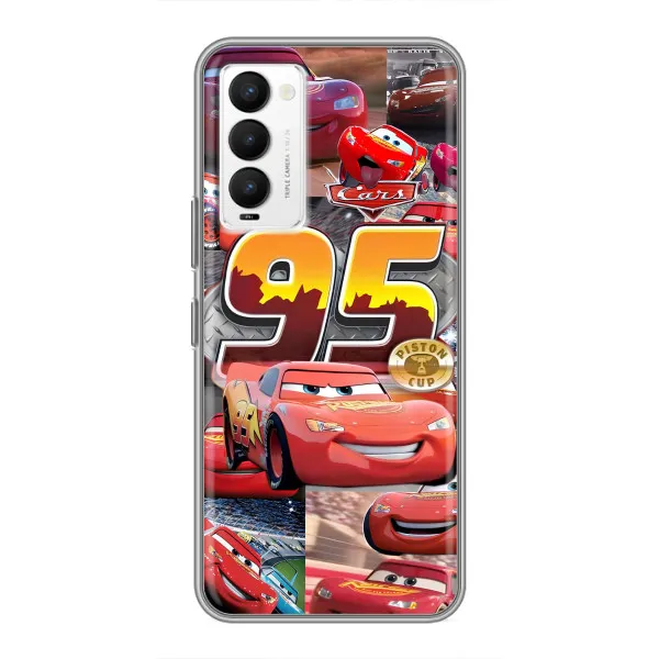 Чехол с принтом «Коллаж Молния Маквин» для TECNO Camon 18 / Camon 18P Чехол с принтом «Коллаж Молния Маквин» для TECNO Camon 18 / Camon 18P