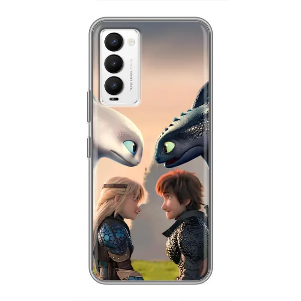Чехол с принтом «Иккинг и Астрид» для TECNO Camon 18 / Camon 18P Чехол с принтом «Иккинг и Астрид» для TECNO Camon 18 / Camon 18P