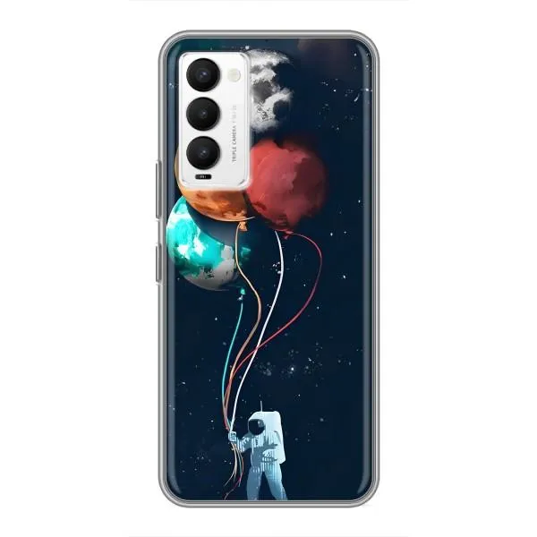 Чехол с принтом «Планеты шарики» для TECNO Camon 18 / Camon 18P Чехол с принтом «Планеты шарики» для TECNO Camon 18 / Camon 18P