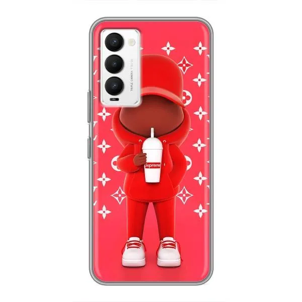 Чехол с принтом «Модный стиль» для TECNO Camon 18 / Camon 18P Чехол с принтом «Модный стиль» для TECNO Camon 18 / Camon 18P