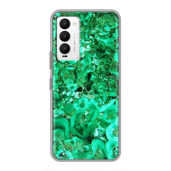 Чехол с принтом «Салатный Мрамор» для TECNO Camon 18 / Camon 18P