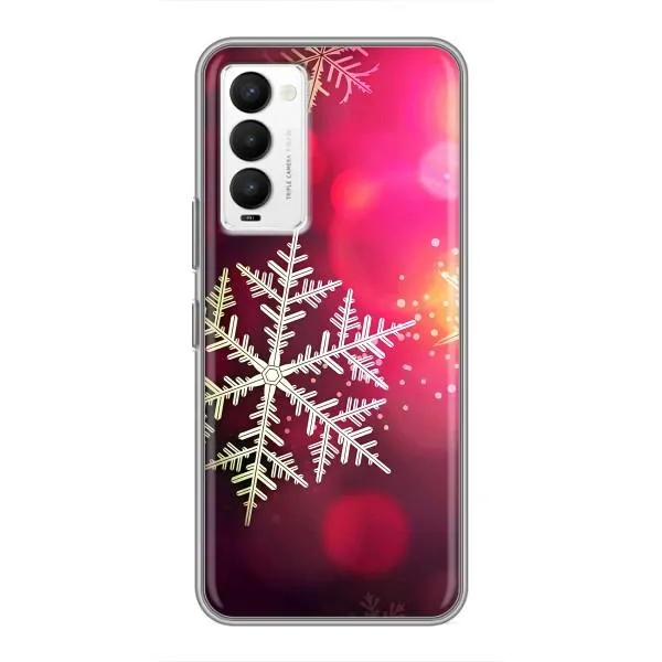 Чохол з принтом «Сніжинка» для TECNO Camon 18 / Camon 18P Чохол з принтом «Сніжинка» для TECNO Camon 18 / Camon 18P