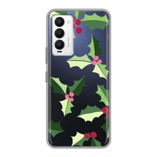 Чехол с принтом «Рождественский фон» для TECNO Camon 18 / Camon 18P