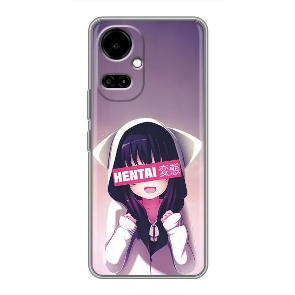 Чехол с принтом «Hentai chan» для TECNO Camon 19 (CI6n) / 19 Pro (CI8n)