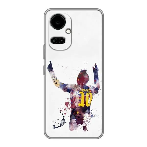 Чехол с принтом «Messi Barca» для TECNO Camon 19 (CI6n) / 19 Pro (CI8n)