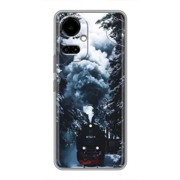 Чохол з принтом «Зимовий потяг» для TECNO Camon 19 (CI6n) / 19 Pro (CI8n)