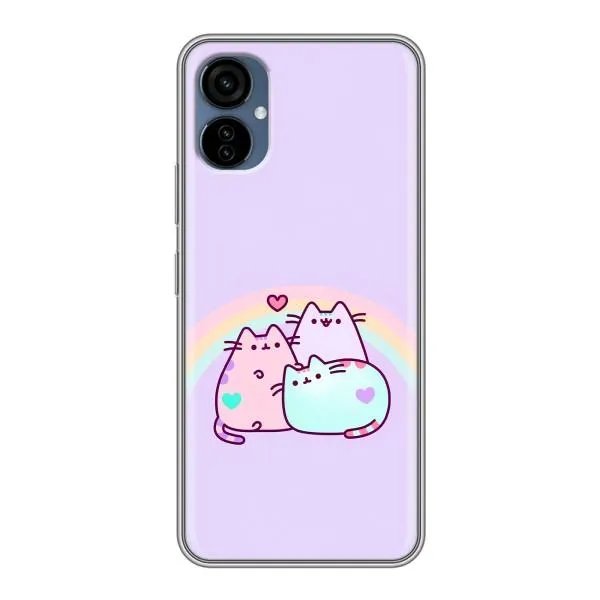 Чохол з принтом «Радужний котик» для TECNO Camon 19 Neo Чохол з принтом «Радужний котик» для TECNO Camon 19 Neo