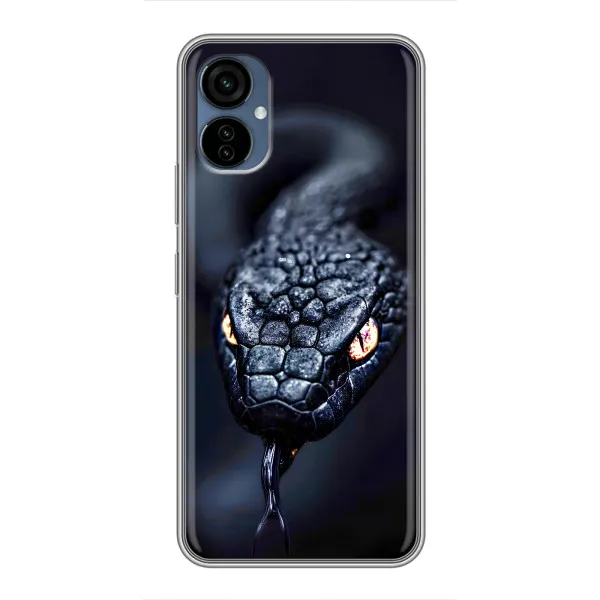 Чехол с принтом «Черная змея» для TECNO Camon 19 Neo Чехол с принтом «Черная змея» для TECNO Camon 19 Neo