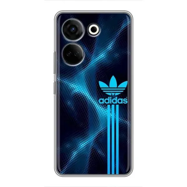 Чехол с принтом «Синий Адидас» для TECNO Camon 20 Pro Чехол с принтом «Синий Адидас» для TECNO Camon 20 Pro