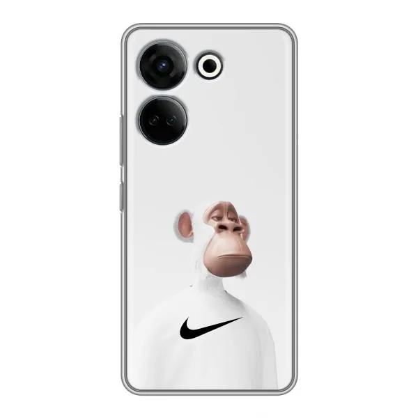 Чехол с принтом «обезьяна NFT Nike» для TECNO Camon 20 Pro