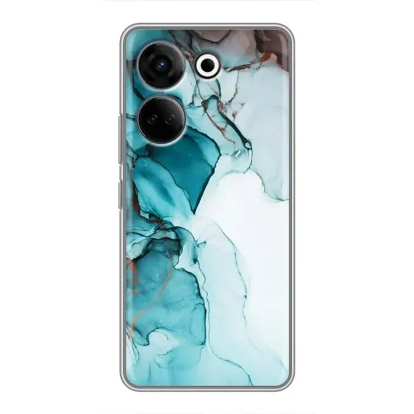 Чехол с принтом «Бирюзовый мрамор» для TECNO Camon 20 Pro Чехол с принтом «Бирюзовый мрамор» для TECNO Camon 20 Pro