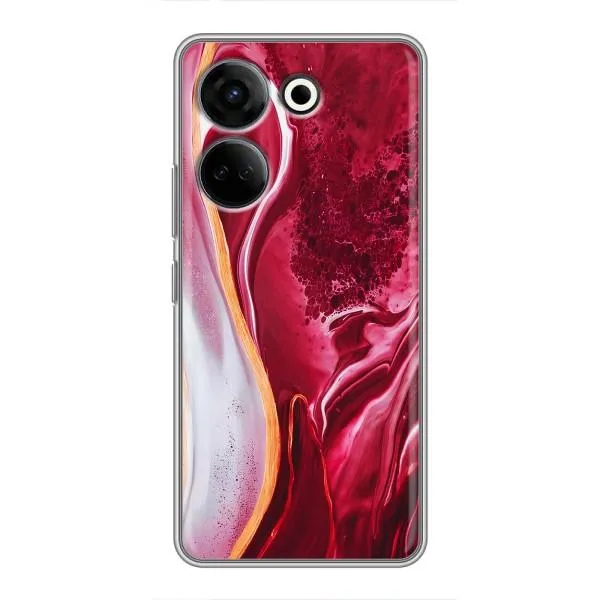Чехол с принтом «Мрамор красный» для TECNO Camon 20 Pro Чехол с принтом «Мрамор красный» для TECNO Camon 20 Pro