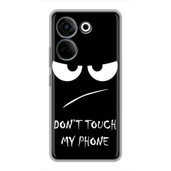 Чохол з принтом «Dont Touch» для TECNO Camon 20 Pro Чохол з принтом «Dont Touch» для TECNO Camon 20 Pro
