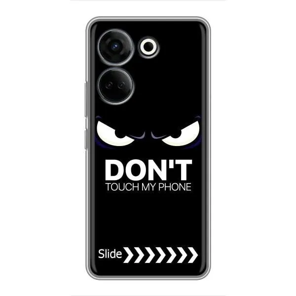 Чохол з принтом «Не чипай телефон» для TECNO Camon 20 Pro Чохол з принтом «Не чипай телефон» для TECNO Camon 20 Pro