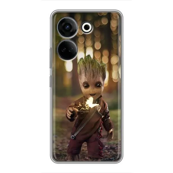 Чохол з принтом «I am Groot» для TECNO Camon 20 Pro