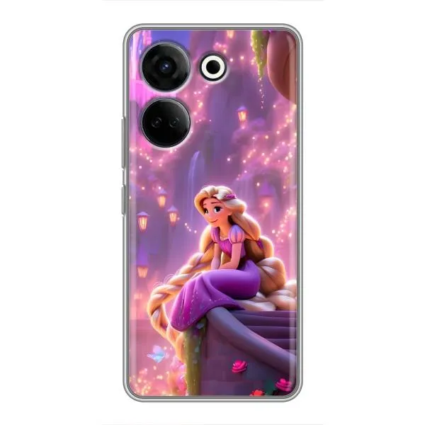 Чохол з принтом «Рапунцель у замку» для TECNO Camon 20 Pro Чохол з принтом «Рапунцель у замку» для TECNO Camon 20 Pro