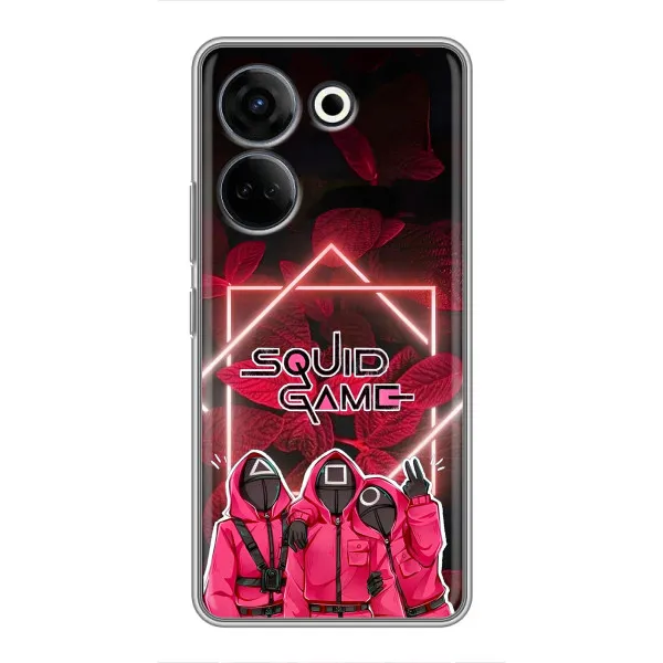 Чехол с принтом «Охранники Игра кальмара» для TECNO Camon 20 Pro