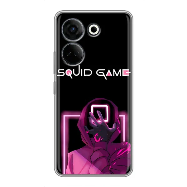 Чехол с принтом «Неоновый охранник игры» для TECNO Camon 20 Pro