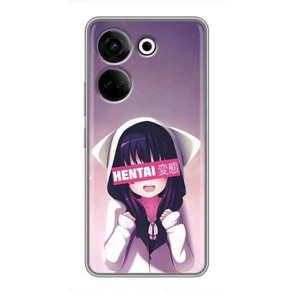 Чехол с принтом «Hentai chan» для TECNO Camon 20 Чехол с принтом «Hentai chan» для TECNO Camon 20