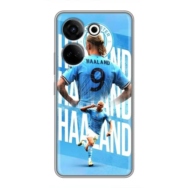Чехол с принтом «Erling Haaland» для TECNO Camon 20