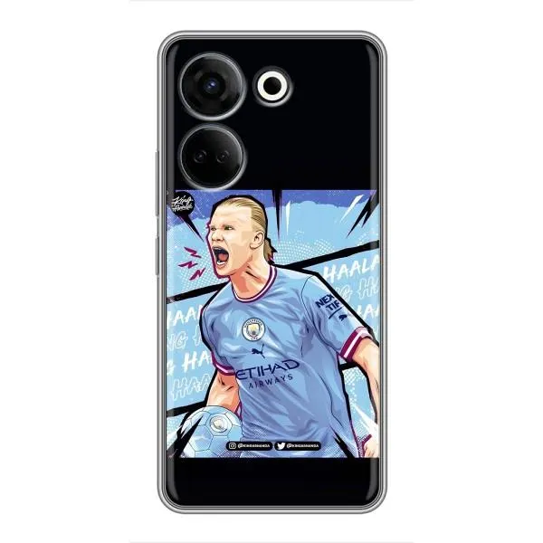 Чехол с принтом «гол Эрлинг Холланд» для TECNO Camon 20