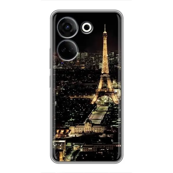 Чехол с принтом «Ночной Париж» для TECNO Camon 20 Чехол с принтом «Ночной Париж» для TECNO Camon 20