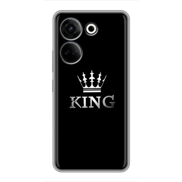 Чохол з принтом «KING» для TECNO Camon 20