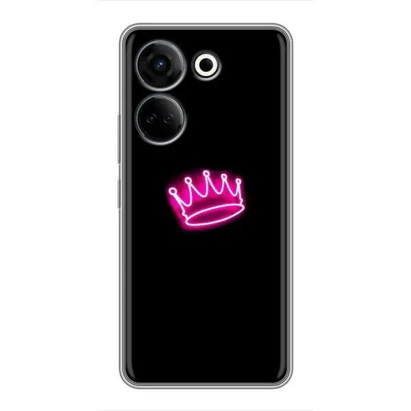 Чохол з принтом «Яскрава корона» для TECNO Camon 20