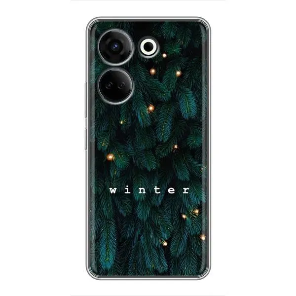 Чехол с принтом «Winter» для TECNO Camon 20