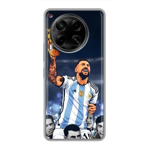 Чехол с принтом «Месси с кубком» для TECNO Camon 30 (CL6) Чехол с принтом «Месси с кубком» для TECNO Camon 30 (CL6)