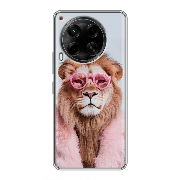 Чохол з принтом «Лев в окулярах» для TECNO Camon 30 (CL6) Чохол з принтом «Лев в окулярах» для TECNO Camon 30 (CL6)