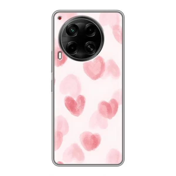 Чохол з принтом «Рожеві сердечки» для TECNO Camon 30 (CL6) Чохол з принтом «Рожеві сердечки» для TECNO Camon 30 (CL6)