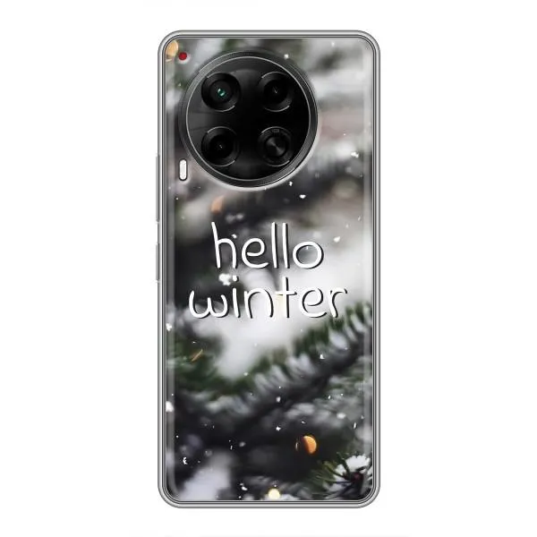 Чехол с принтом «Hello winter» для TECNO Camon 30 (CL6) Чехол с принтом «Hello winter» для TECNO Camon 30 (CL6)