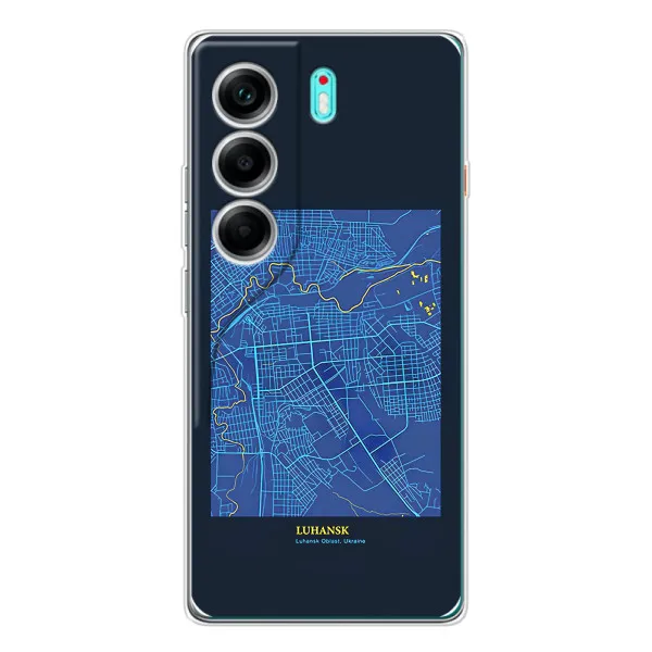 Чехол с принтом «Гуганск» для TECNO Camon 40