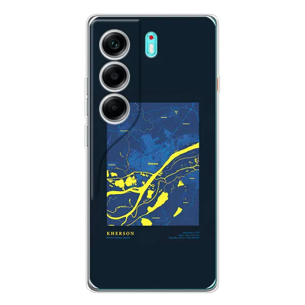 Чехол с принтом «Херсон» для TECNO Camon 40