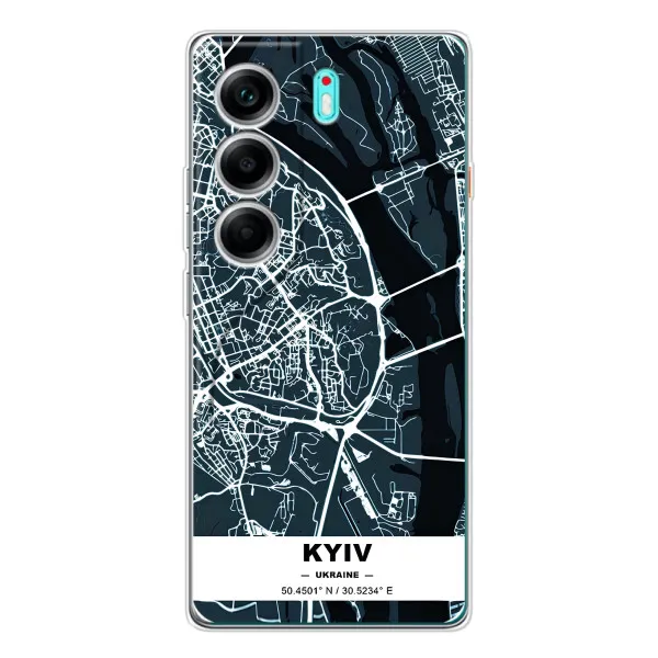Чехол с принтом «Киев» для TECNO Camon 40