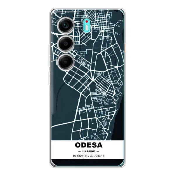 Чехол с принтом «Одесса» для TECNO Camon 40