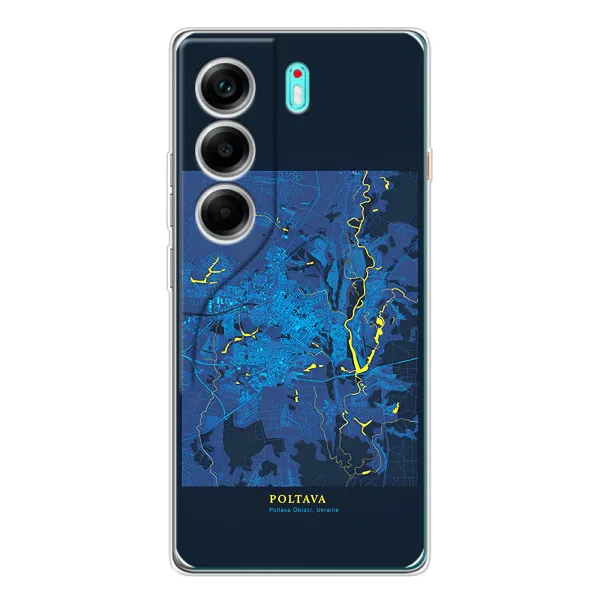 Чехол с принтом «Полтава» для TECNO Camon 40