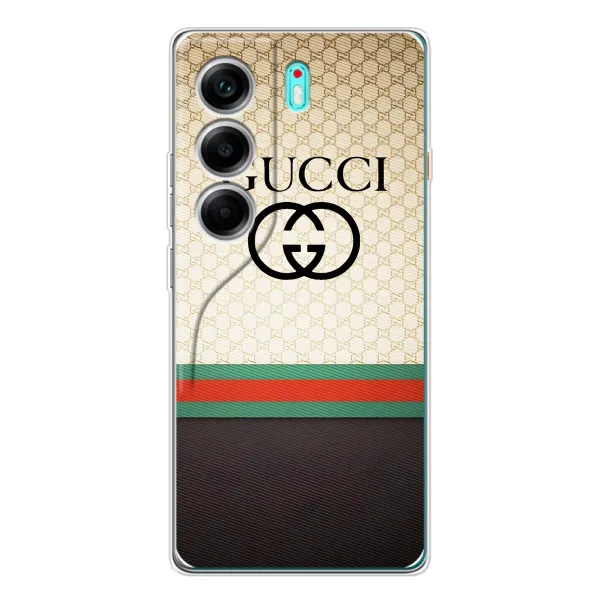 Чехол с принтом «GUCCI стиль» для TECNO Camon 40