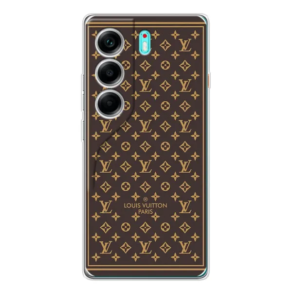 Чохол з принтом «шпалери LV» для TECNO Camon 40