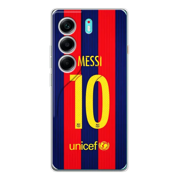 Чохол з принтом «Messi Barca 10» для TECNO Camon 40