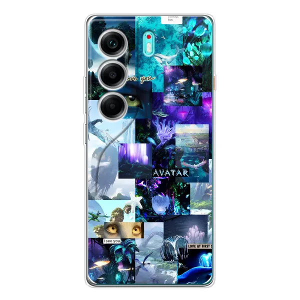 Чохол з принтом «колаж Аватар» для TECNO Camon 40