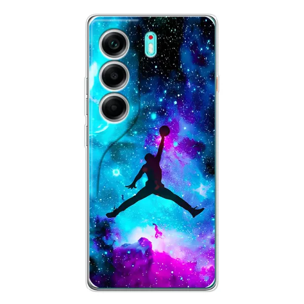 Чехол с принтом «Яркий Джордан» для TECNO Camon 40