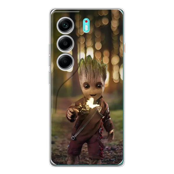 Чехол с принтом «I am Groot» для TECNO Camon 40