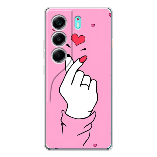 Чехол с принтом «Знак Love» для TECNO Camon 40